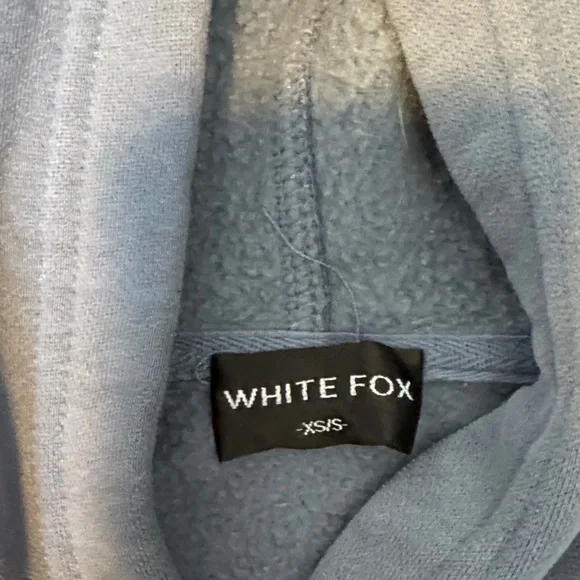 White Fox Boutique Deep Blue Hoodie - Picture 3 of 4